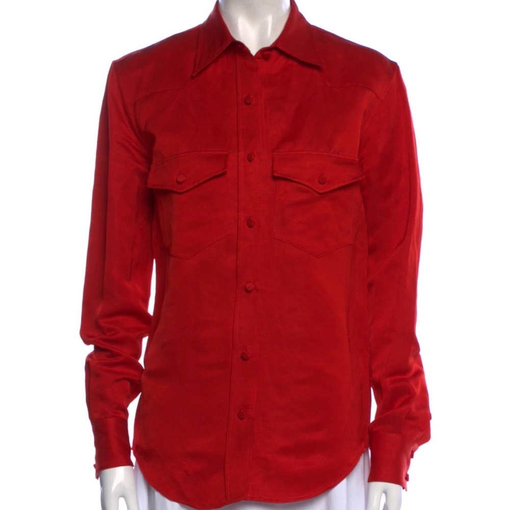 Khaite ruby blouse